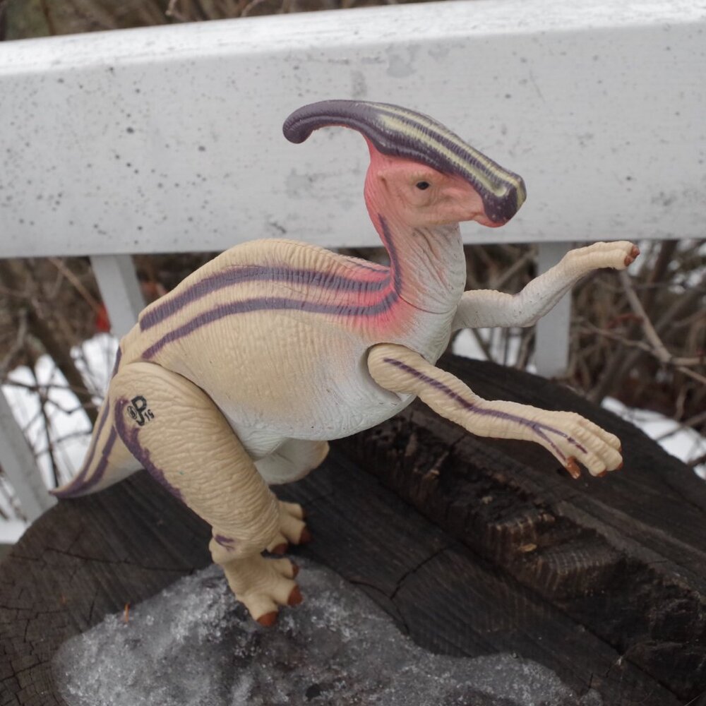 Vintage Jurassic Park Parasaurolophus  Dinosaur - Picture 2 of 5